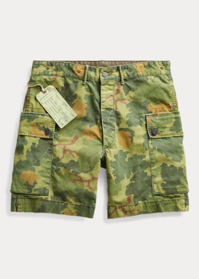 Ralph Lauren Cotton Poplin Cargo Shorts Herre Danmark (TBKMD9057)